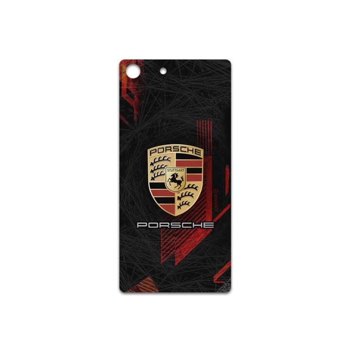 برچسب پوششی ماهوت مدل Porsche مناسب برای گوشی موبایل سونی Xperia M5 MAHOOT  Porsche Cover Sticker for Sony Xperia M5